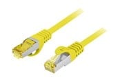 Nettverkskabel - Lanberg patch cable - 50 cm - yellow RAL 1016 - Gul - PCF6A-10CU-0050-Y