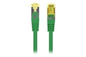 Nettverkskabel - Lanberg patch cable - 2 m - RAL 6024 - Grønn - PCF6A-10CU-0200-G