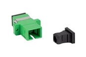 Nettverkskabel - Lanberg network coupler - green - Grønn - FA-SCAP-SS01-2501-BK