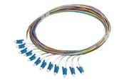 Nettverkskabel - Lanberg pigtail - 2 m - multicolour - Svart - FP-LCUP-SS21-1202-MC