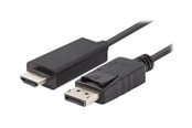 Skjermkabel - Lanberg adapter cable - DisplayPort / HDMI - 5 m - CA-DPHD-11CC-0050-BK