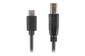 USB - Lanberg - USB-C cable - USB-C to USB Type B - 3 m - CA-USBA-14CC-0030-BK
