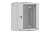 Rackskap - Lanberg WF03 Series - cabinet - 540 x 350 flat pack with glass door - 12U - WF03-5312-10S