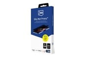 Mobil - Beskyttelsesglass - 3mk Silky Matt Privacy - screen protector for mobile phone - 5903108675123