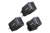 Mobil - Adaptere og ladere - Unitek Zeno power adapter - 2 x USB-C USB - 65 watt - P1130ABK01-EU
