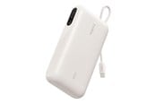 Nødlader - Belkin BoostCharge power bank - with integrated cable and display - 2 x USB-C USB - 45 watt - 20000 mAh - BPB030HQSA