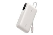 Nødlader - Belkin UltraCharge power bank - with integrated cable and display - 2 x USB-C USB - 45 watt - 10000 mAh - BPB029HQSA