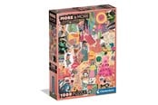 Puslespill - Clementoni Puzzle More Is More - Fashion&Design 1000 pieces 2D Puslespill - 37071