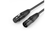 Lydkabel - UGREEN AV130 Audio Cable XLR (female) - XLR (male) for Microphone / Amplifier - 2m - Black - 20710B