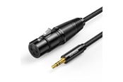 Lydkabel - UGREEN AV182 audio cable 3.5mm mini jack (male) - XLR (female) 1m - Black - 20763