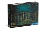 Puslespill - Clementoni Puzzle Museum - S. Night Over The Rhone 1000 pieces 2D Puslespill - 37095