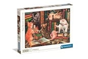 Puslespill - Clementoni Puzzle HQC Curious Whiskers 2026 1000 pieces 2D Puslespill - 37100