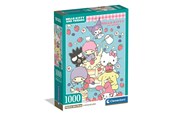 Puslespill - Clementoni Puzzle Hello Kitty - Compact Box 1000 pieces 2D Puslespill - 37117