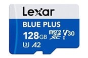Minnekort - Lexar BLUE PLUS - flash memory card - 128 GB - microSDXC UHS-I - LMSBLPL128G-BNANG