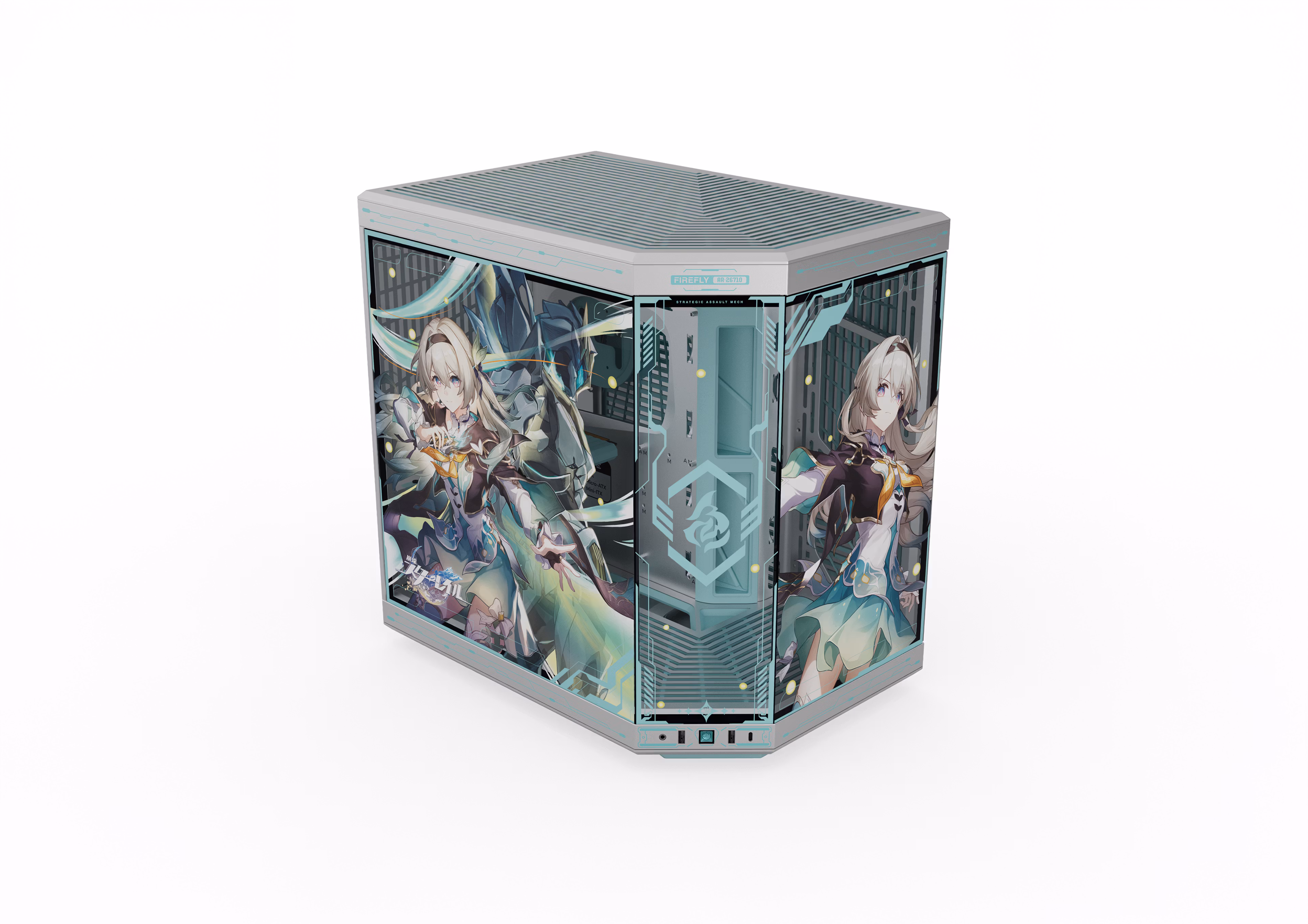 Kabinett - HYTE Y70 HSR Firefly Japan Edition - Kabinett - Miditower - Blå - CS-HYTE-Y70-HSR-FIREFLY-JP