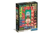 Puslespill - Clementoni Puzzle Rick&Morty 3 - Compact Box 1000 pieces 2D Puslespill - 37512