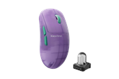 Mus - Keychron G6 HE 8K Frosted Ice - Gaming mus - Optisk - 5 knapper - Lilla - G6-HB4