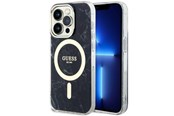 Mobil - Deksel og etui - GUESS GUHMP14LPCUMAK iPhone 14 Pro 6.1" black/black hardcase Marble MagSafe - 3666339118303