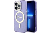 Mobil - Deksel og etui - GUESS GUHMP14XHCMCGU iPhone 14 Pro Max 6.7" purple/purple hardcase Glitter Gold MagSafe - 3666339125691