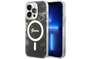 Mobil - Deksel og etui - GUESS GUHMP14XHTMRSK iPhone 14 Pro Max 6.7" black/black hardcase Golden Marble MagSafe - 3666339115784