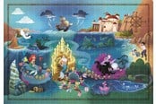 Puslespill - Clementoni Puzzle Disney Maps Little Mermaid 1000 pieces 2D Puslespill - 39783