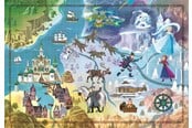 Puslespill - Clementoni Puzzle Maps Frozen 1000 pieces 2D Puslespill - 39784