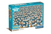 Puslespill - Clementoni Puzzle HQC Impossibe Donald Duck 1000 pieces 2D Puslespill - 39799