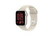 Smartklokke, Smartwatch & Sportsklokke - Apple Watch SE 3 GPS 40mm Starlight Aluminium Case with Sand Sport Band - S/M - MJKR4QN/A
