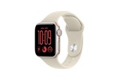 Smartklokke, Smartwatch & Sportsklokke - Apple Watch SE 3 GPS 40mm Starlight Aluminium Case with Sand Sport Band - M/L - MJKW4QN/A