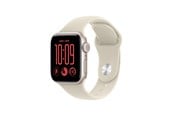 Smartklokke, Smartwatch & Sportsklokke - Apple Watch SE 3 GPS + Cellular 40mm Starlight Aluminium Case with Sand Sport Band - S/M - MJLC4QN/A