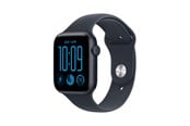 Smartklokke, Smartwatch & Sportsklokke - Apple Watch SE 3 GPS + Cellular 44mm Midnight Aluminium Case with Navy Blue Sport Band - S/M - MJLQ4QN/A