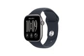 Smartklokke, Smartwatch & Sportsklokke - Apple Watch Series 12 GPS 42mm Space Grey Aluminium Case with Navy Blue Sport Band - M/L - MJE94QN/A