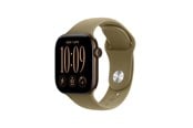 Smartklokke, Smartwatch & Sportsklokke - Apple Watch Series 12 GPS 42mm Dark Bronze Aluminium Case with Olive Sport Band - M/L - MJEG4QN/A