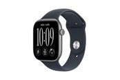 Smartklokke, Smartwatch & Sportsklokke - Apple Watch Series 12 GPS 46mm Space Grey Aluminium Case with Navy Blue Sport Band - S/M - MJEH4QN/A