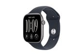 Smartklokke, Smartwatch & Sportsklokke - Apple Watch Series 12 GPS 46mm Space Grey Aluminium Case with Navy Blue Sport Band - M/L - MJEJ4QN/A