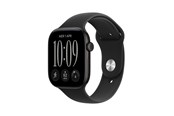 Smartklokke, Smartwatch & Sportsklokke - Apple Watch Series 12 GPS 46mm Black Aluminium Case with Black Sport Band - S/M - MJEK4QN/A