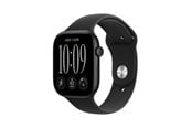 Smartklokke, Smartwatch & Sportsklokke - Apple Watch Series 12 GPS 46mm Black Aluminium Case with Black Sport Band - M/L - MJEL4QN/A