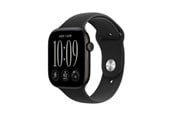 Smartklokke, Smartwatch & Sportsklokke - Apple Watch Series 12 GPS + Cellular 46mm Black Aluminium Case with Black Sport Band - S/M - MJG84QN/A