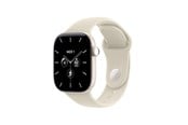 Smartklokke, Smartwatch & Sportsklokke - Apple Watch Series 12 GPS + Cellular 42mm Pearl White Ceramic Case with Sand Sport Band - S/M - MJGW4QN/A