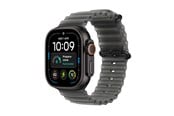Smartklokke, Smartwatch & Sportsklokke - Apple Watch Ultra 4 GPS + Cellular 49mm Black Titanium Case with Translucent Black Ocean Band - MJAY4DH/A