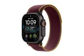 Smartklokke, Smartwatch & Sportsklokke - Apple Watch Ultra 4 GPS + Cellular 49mm Black Titanium Case with Burgundy Trail Loop - M/L - MJC44DH/A