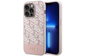 Mobil - Deksel og etui - GUESS GUHMP14LHGCFSEP iPhone 14 Pro 6.1" pink/pink hard case GCube Stripes MagSafe - 3666339112523
