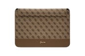 Kabinett tilbehør (kjølepasta mv.) - GUESS 4G Stripe Metal Logo case for a 14" laptop - brown - 3666339110833