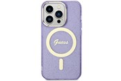 Mobil - Deksel og etui - GUESS GUHMN61HCMCGU iPhone 11 / Xr 6.1" purple/purple hardcase Glitter Gold MagSafe - 3666339125608
