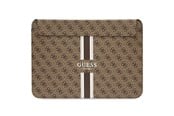Kabinett tilbehør (kjølepasta mv.) - GUESS 4G Printed Stripes cover for a 14" laptop - brown - 3666339120535