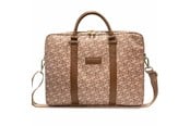 Veske/Hylster/Sekk til bærbar PC - GUESS GCube Stripes bag for a 16" laptop - brown - 3666339112998