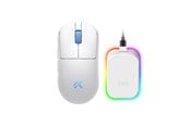 Mus - MCHOSE A7 V3 Ultra+ Lightweight Wireless Sky White - Gaming mus - Optisk - 6 knapper - Hvit - HW-A7V3-22