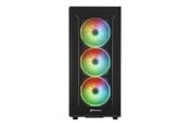 Kabinett - Sharkoon TG6M RGB - tower - ATX - Kabinett - Tower - Svart - 4044951032136