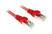Nettverkskabel - Sharkoon patch cable - red - Rød - RGLI0007