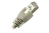 Nettverkskabel - Sharkoon patch cable - 1 m - grey - Grå - 1m - 4044951003686